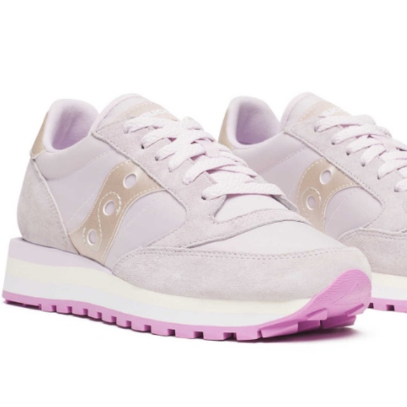 Women’s Saucony Jazz Triple Sneakers Size 9 Orchid Metallic - Picture 1 of 8